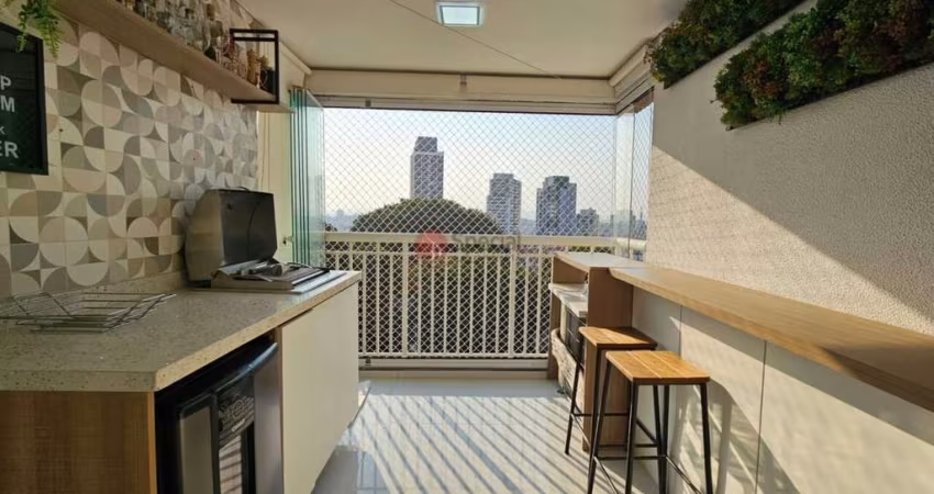 Apartamento à venda, 3 quartos, 1 suíte, 2 vagas e depósito. Porteira Fechada.