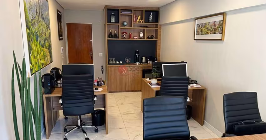 Sala comercial no Tatuapé de 28 m², 1 banheiro e  1vaga de garagem.