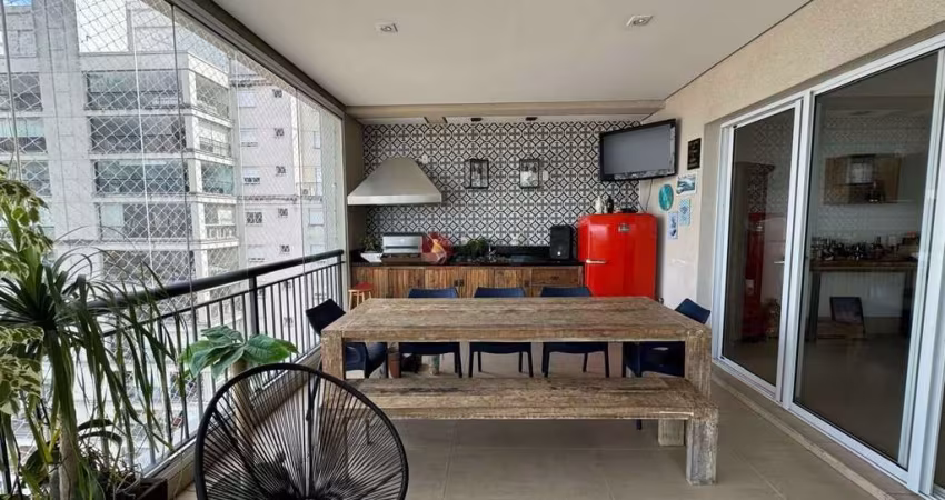 Apartamento no Tatuapé com 192 metros, 3 suítes, varanda gourmtet, lazer de club.