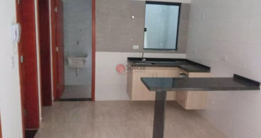 Apartamento  de 36m² com 2 quartos no Tatuapé.