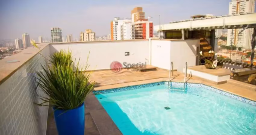 Cobertura finamente decorada de 271 m², com 3 dormitórios ,sendo 2 suítes, 3 vagas