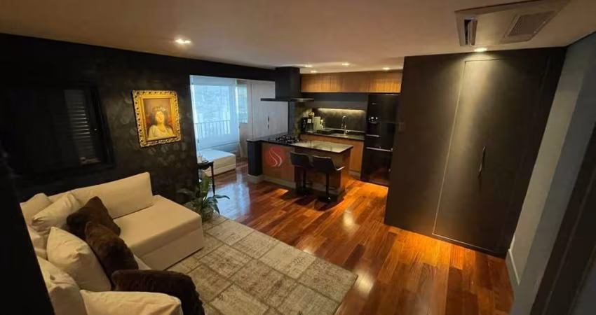 Cobertura com 123 m², prédio novo e mobiliado