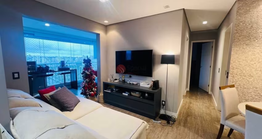 Apartamento para venda no Tatuapé com 63 metros, 2 quartos, 1 suíte e 2 vagas