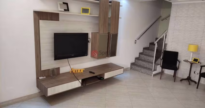 Sobrado na Vila Formosa mobiliado com 3 dormitórios e 3 vagas, com  155 m² .