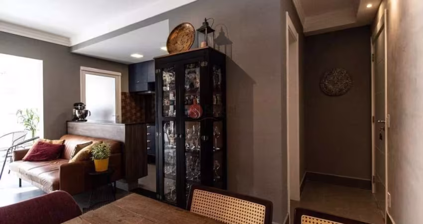 Apartamento 48m² mobiliado e decorado com 1 dormitório e 1 vaga na Bela Vista.