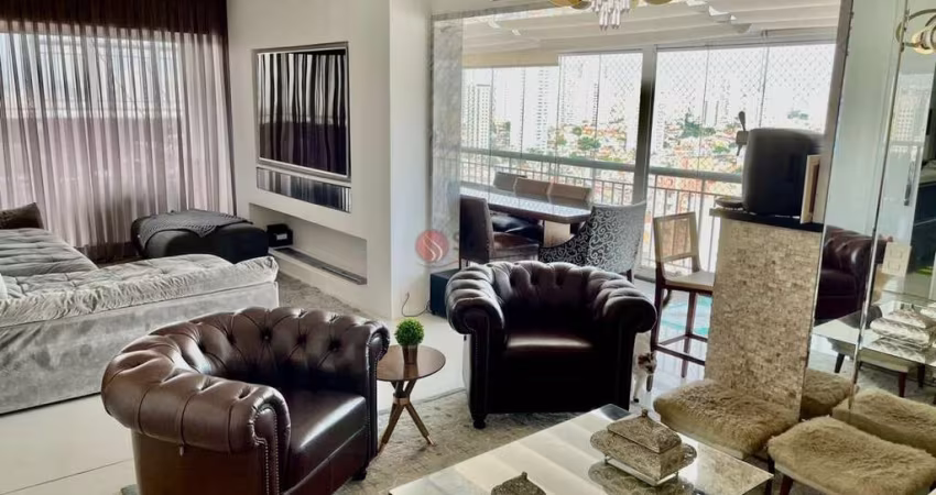 Cobertura  no Anália Franco, com 180m², sendo 2 suítes, 3 vagas, Varanda Gourmet com Jacuzzi;