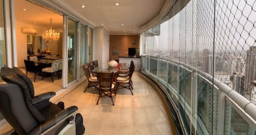 Apartamento de alto padrão mobiliado e decorado no Jardim Anália Franco,4 suítes,  5 vagas.