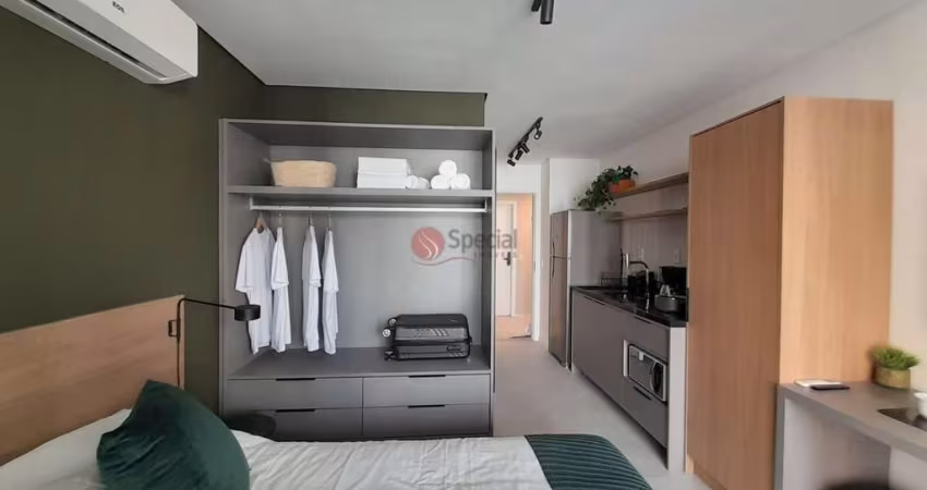 Apartamento studio a venda no Anália Franco de 25m².