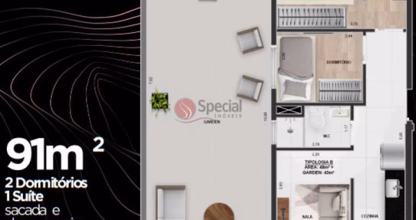 Apartamento na Vila Carrão, 91 metros. Lançamento