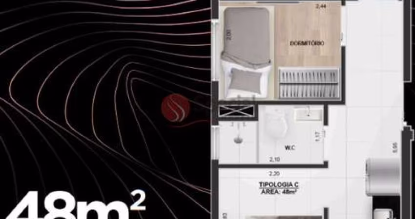 Apartamento na Vila Carrão, 48 metros. Lançamento.