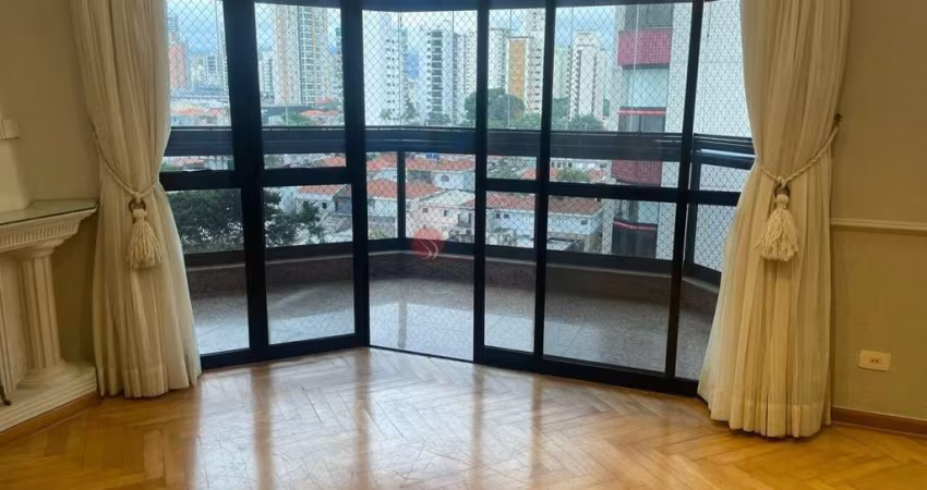 Apartamento para alugar no Jadim Anália Franco com 135 m², 3 quartos e 3 vagas de garagem.