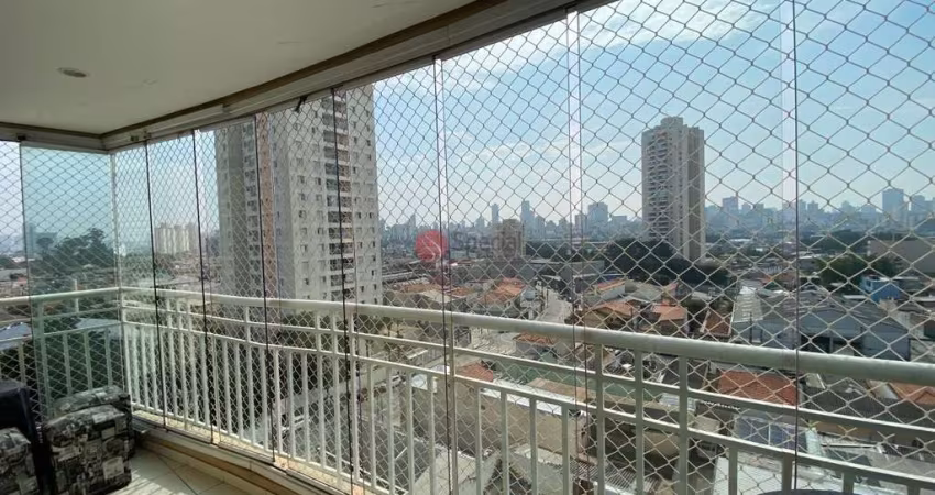 Apartamento à venda mobiliado, com varanda gourmet, 3 quartos, 1 suíte e 2 vagas na Vila Carrão.