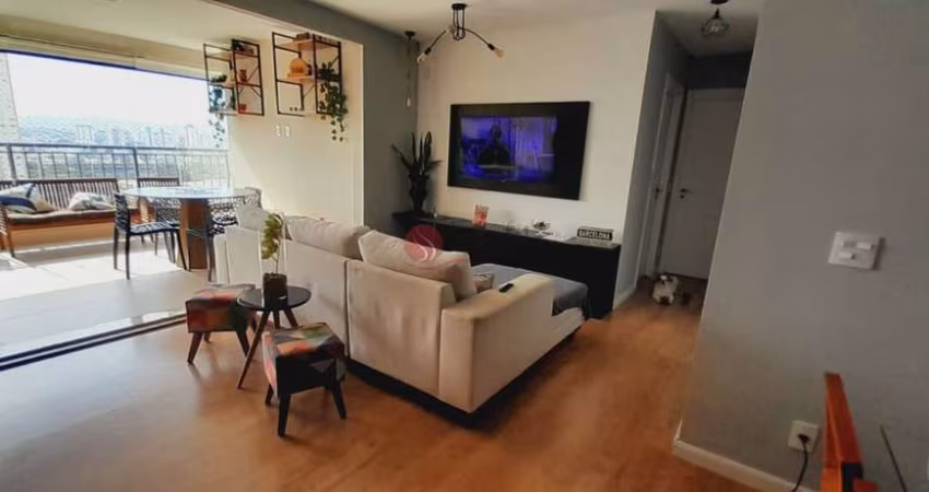 Apartamento no Parque São Jorge, 3 suítes, sacada gourmet,  2 vagas determinadas e depósito.