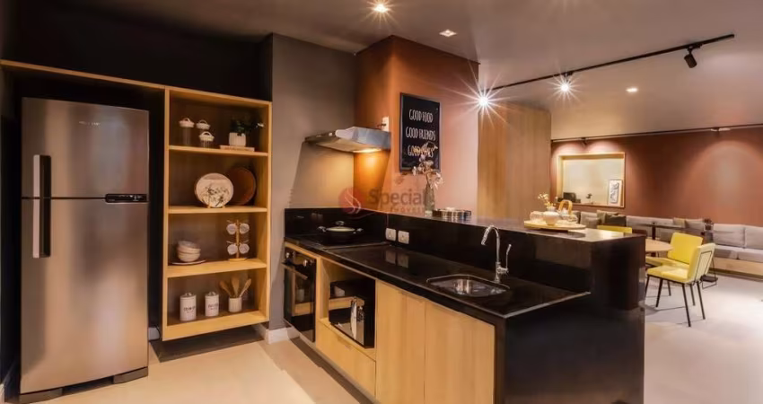 Apartamento de 2 quartos em Moema, mobiliado.