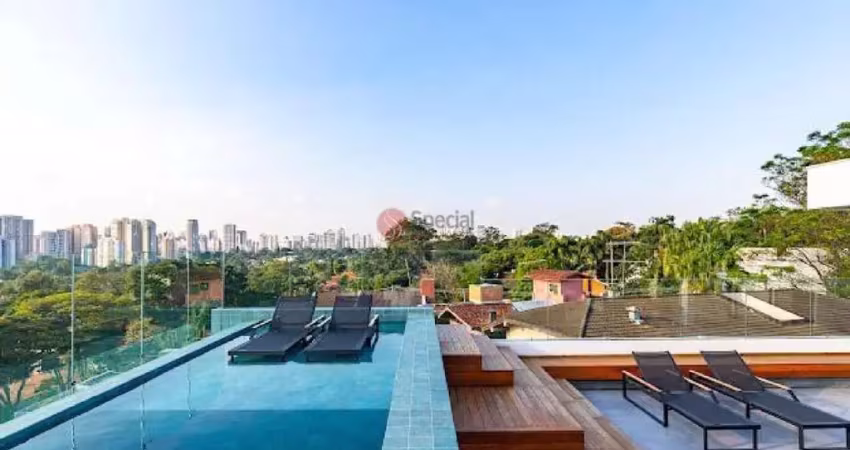 Casa de condomínio em santo amaro: luxo e exclusividade com vista para o verde em santo amaro