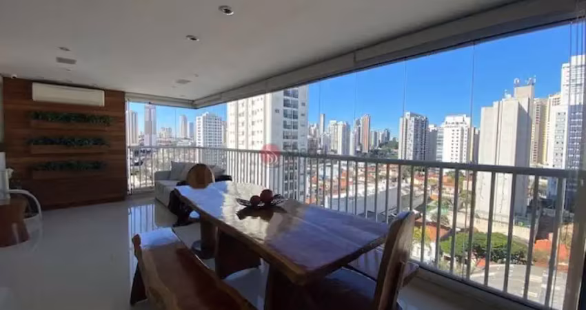 Apartamento á venda no tatuapé com 137 m², 3 suítes e 2 vagas fixas