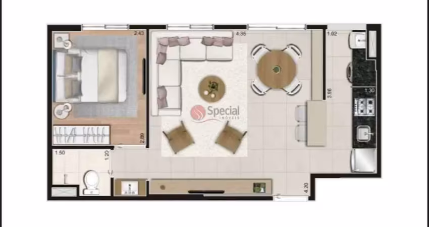 Apartamento com 2 quartos à venda na Rua Rodolfo, 1674, Vila Ré, São Paulo