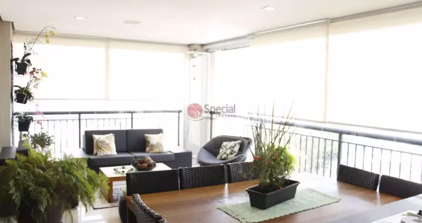 Apartamento no tatuapé 3 suítes com terraço gourmet, 192 metros