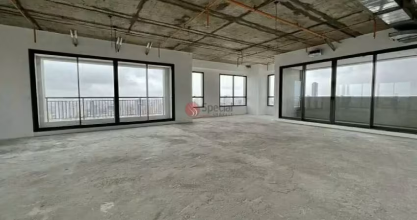 Andar corporativo de 500 m² para locação no tatuapé, 2 vagas. localização estratégica.