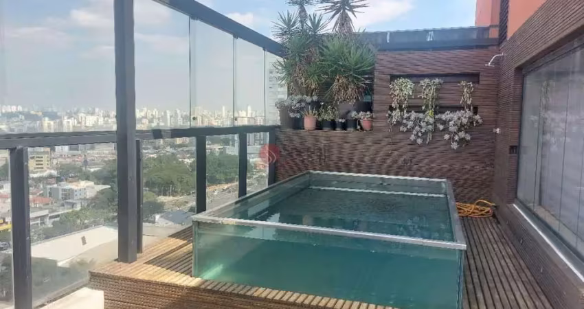 Cobertura duplex com 2 dormitórios à venda, 140 m² - mooca