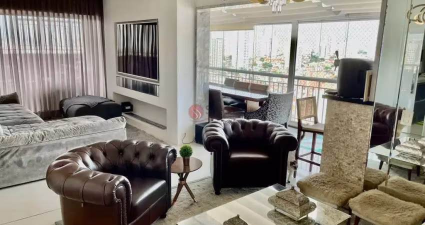 Cobertura no anália franco, com 180m², sendo 2 suítes, 3 vagas, varanda gourmet com jacuzzi;