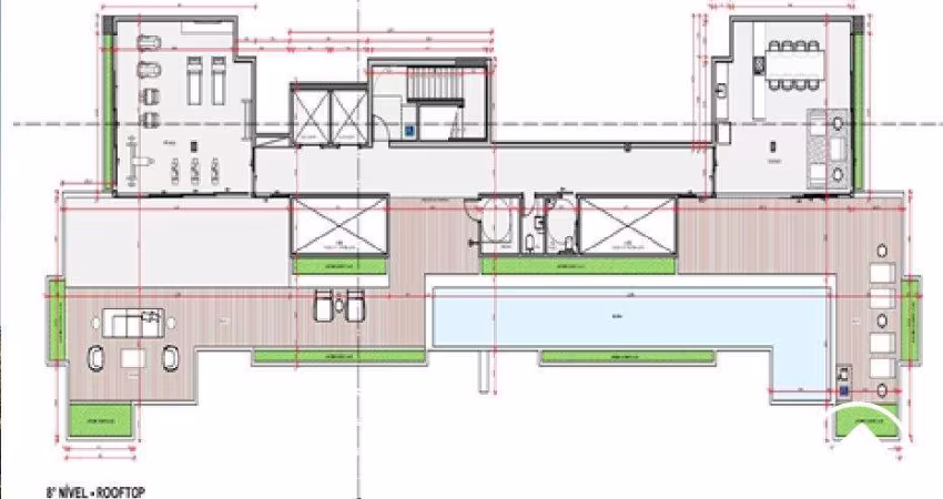 Lançamento para investidor um quarto com Lazer Rooftop