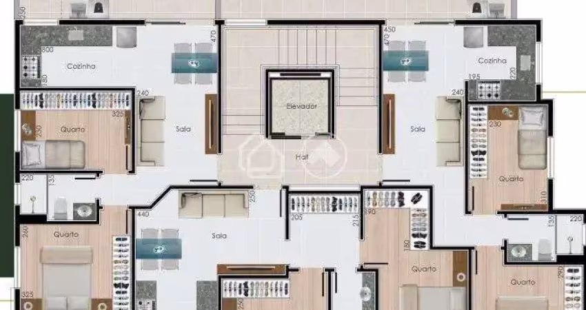 Apartamento com 2 quartos à venda na Rua Alabandina, Caiçaras, Belo Horizonte