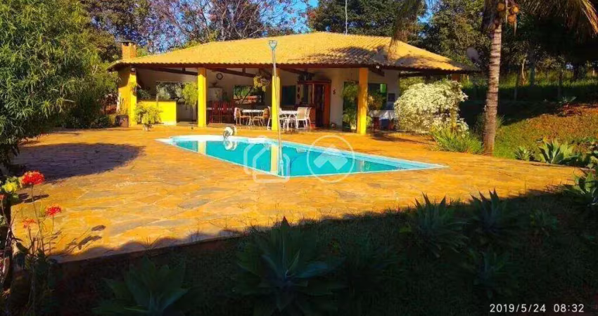 Rancho com 4 dormitórios à venda, 2000 m² por r$ 1.800.000,00 - zona rural - inhaúma/mg