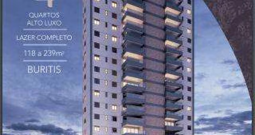 Apartamento com 4 quartos à venda na Rua Ernani Agricola, 195, Buritis, Belo Horizonte