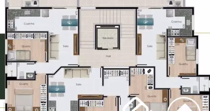 Apartamento com 2 quartos à venda na Alabandina, 171, Caiçaras, Belo Horizonte