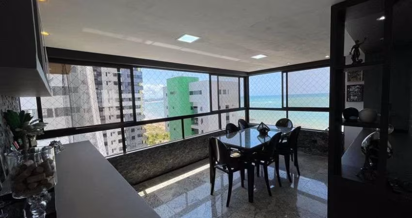 Apto alto padrão 4 qtos 2 suítes nascente, ventilado, com uma vista linda um por andar em Candeias.