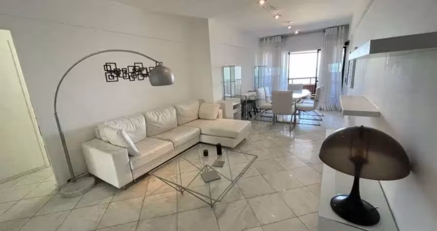 Apto beira mar em Candeias, 128m2, 4 qtos 2 suites, varanda, móveis fixos, lazer completo.