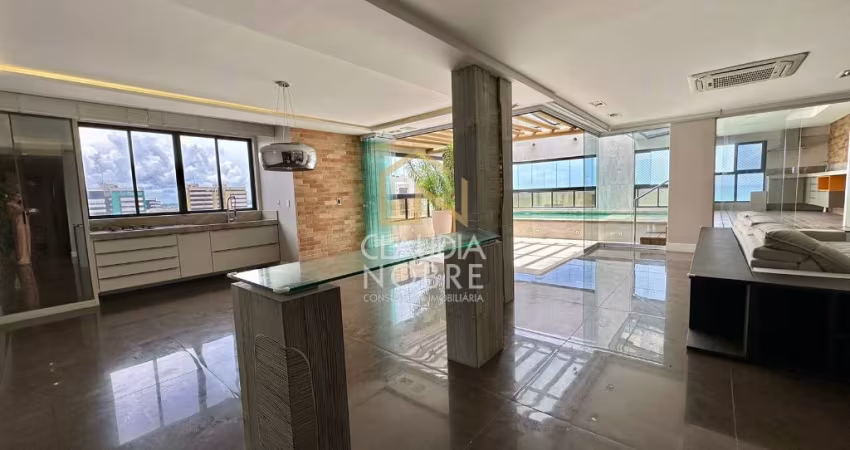 Cobertura Garden na Jatiúca – 214m², Piscina Privativa e 04 Vagas - Maceió - AL