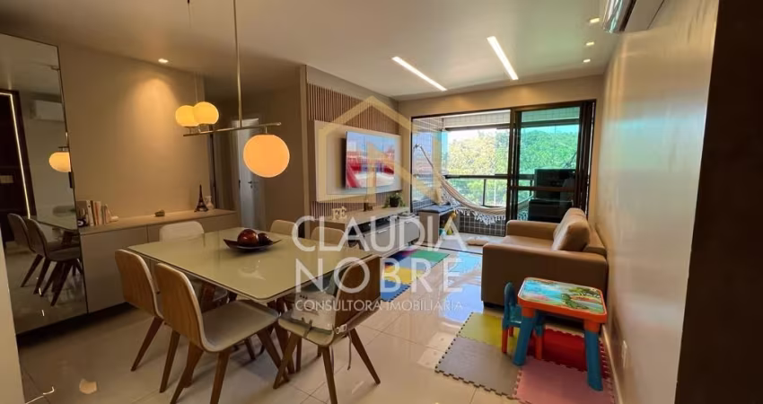 Apartamento Beira-Mar em Jacarecica – 74m², 2 Suítes e Mobiliado - Maceió - AL