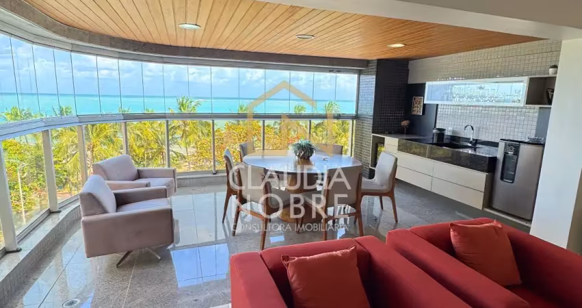 Apartamento beira-mar à venda com 279 m2, 4 suítes em ponta verde - maceió - al