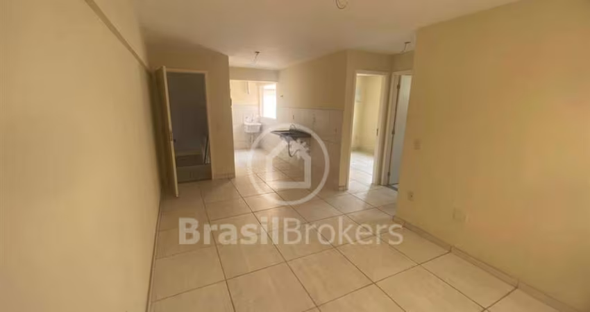 Apartamento de 43,45m², com dois quartos em condomínio. Primeira locação