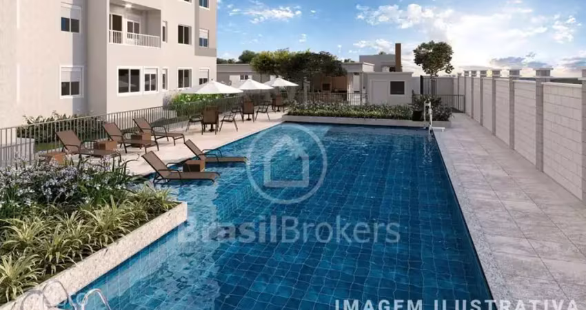 Apartamento à venda com 37,00m² e 2 quartos em del castilho, rio de janeiro - rj