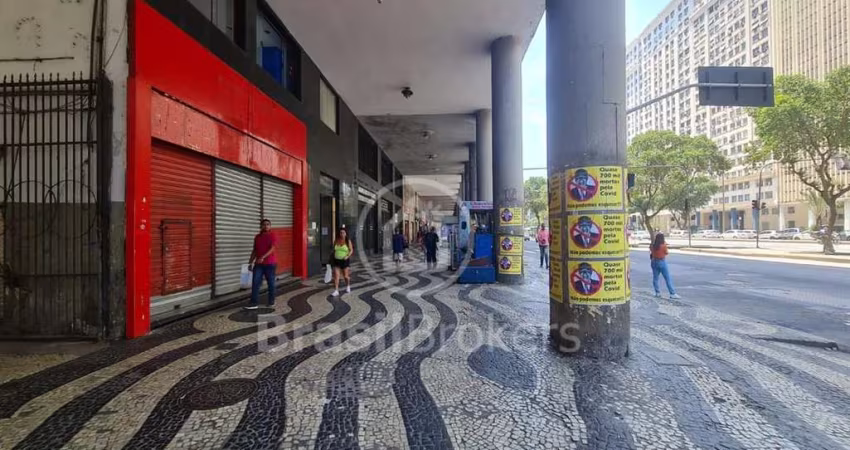 LOJA COMERCIAL NA AV PRESIDENTE VARGAS COM SOBRELOJA E SUBSOLO - 360M²- CENTRO - RJ