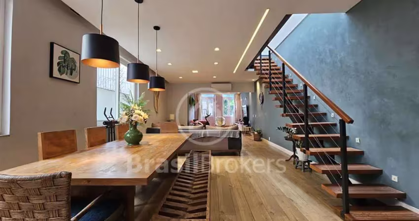 Casa duplex à venda com área total de 250,00m² e 4 quartos em tijuca, rio de janeiro - rj