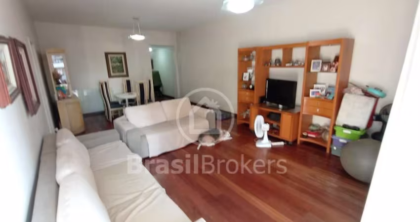 Apartamento de 3 quartos (2 suítes)  com 153 m², dependências completas, varandão e 2 vaga de garagem a 5 minutos do Shopping Tijuca