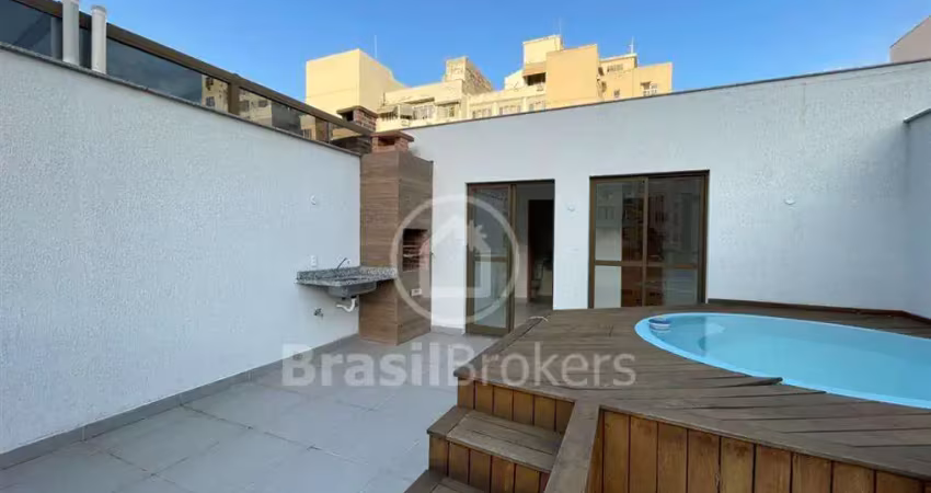 Cobertura duplex com 148,00m² e 4 quartos na tijuca!