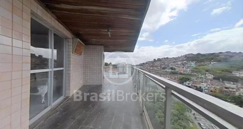 Cobertura à venda com 220,00m² e 3 quartos em maracanã, rio de janeiro - rj