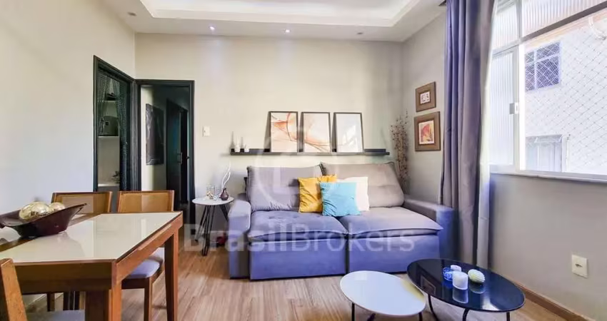 Apartamento 2 quartos reformado - tijuca - pertinho da praça saenz pena