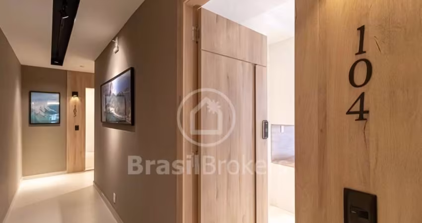Apartamento tipo garden 1 quarto à venda no Bairro Peixoto - Copacabana