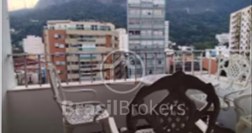 Humaita 116 m² varanda 3 quartos, suite, dependências e vaga
