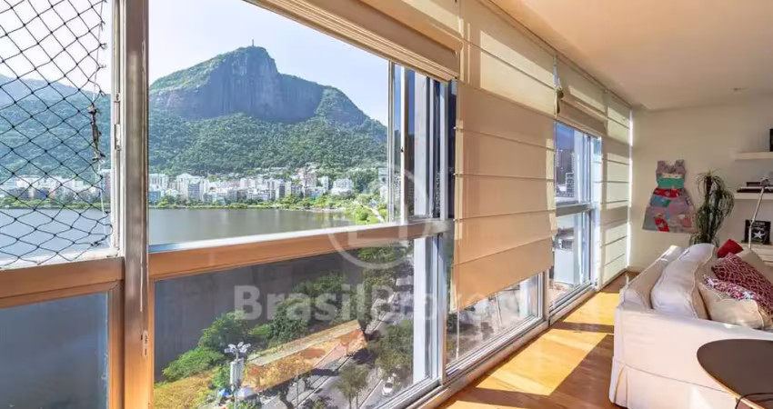 Apartamento à venda com 265,00m² e 5 quartos em lagoa, rio de janeiro - rj