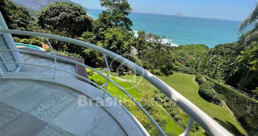 Magnifica mansão em São Conrado vista mar.