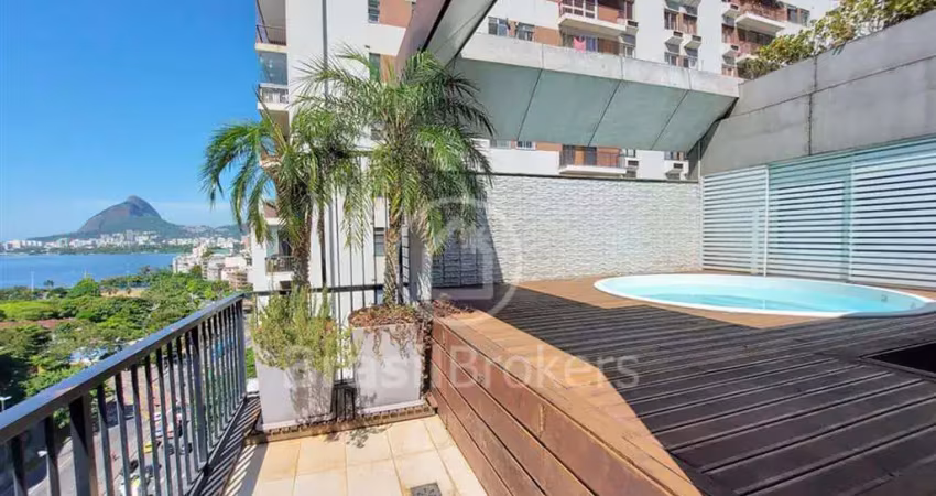 Cobertura à venda com 183,00m² e 3 quartos em Humaitá, Rio de Janeiro - rj