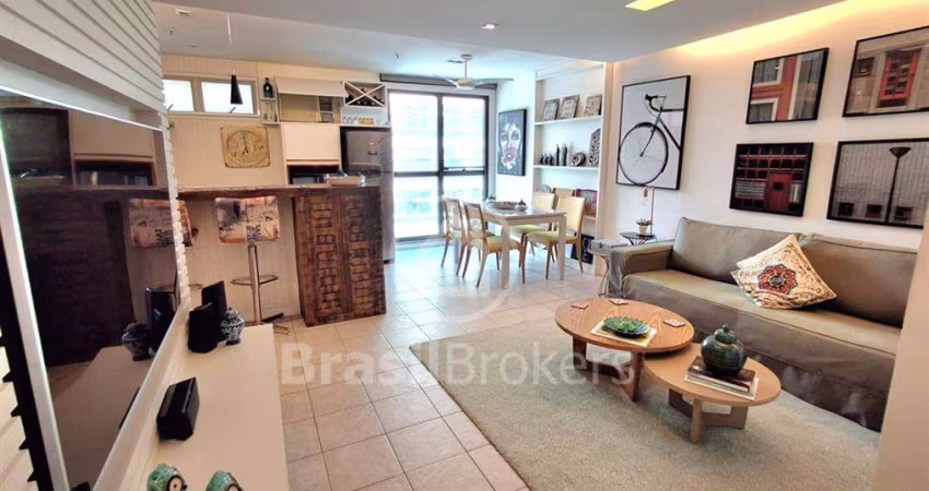 Copacabana Flat, reformado, sala, quarto, escritório, vaga, infratotal