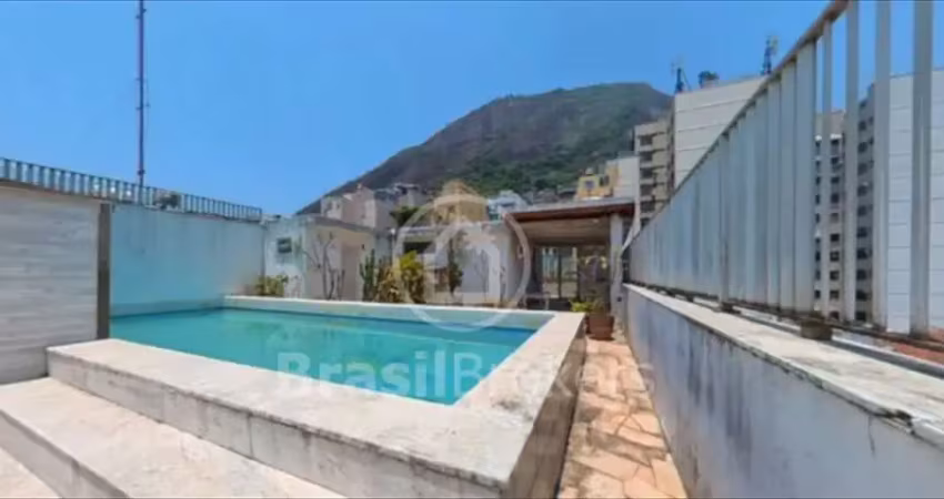Bairro peixoto copacabana, cobertura com 4 quartos, suite, terraço com piscina e sauna  | vista livre